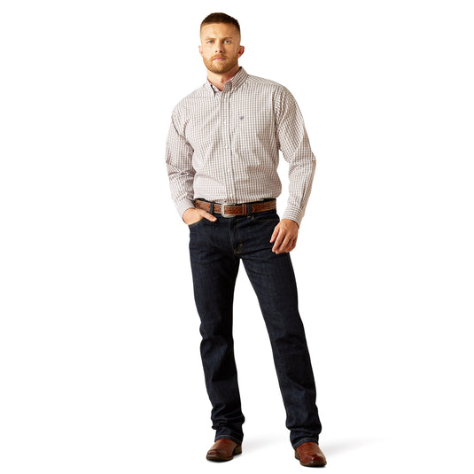 10058955 - Ariat Men's Wrinkle Free Drew Classic Fit Shirt