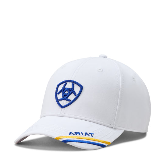 10061274 - Ariat White Performance Cap With Shield