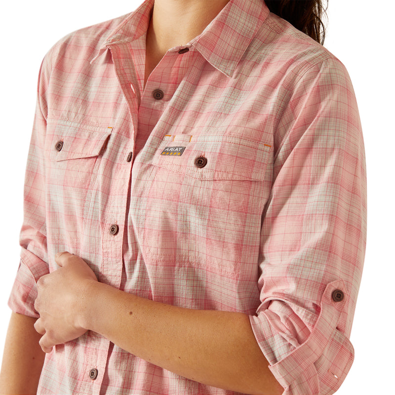 Load image into Gallery viewer, 10055076 - Ariat Women's Rebar Made Tough DuraStretch Work Shirt
