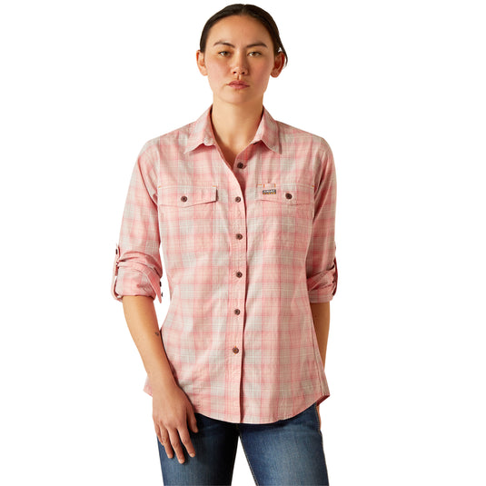10055076 - Ariat Women's Rebar Made Tough DuraStretch Work Shirt