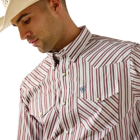 10071033 - Ariat Men's Pro Series Trae Fitted Snap Shirt