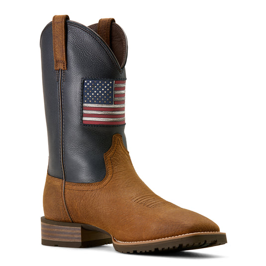 10074205 - Ariat Men's Hybrid Rancher Patriot Wide Square Toe Cowboy Boot