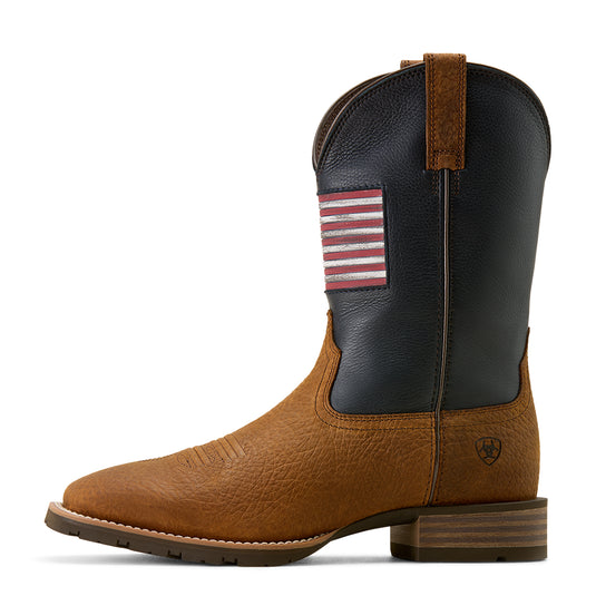 10074205 - Ariat Men's Hybrid Rancher Patriot Wide Square Toe Cowboy Boot