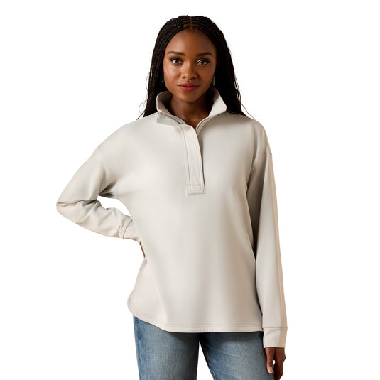10071258 - Ariat Women's Breeze Logo 1/2 Zip Sweatshirt