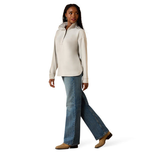 10071258 - Ariat Women's Breeze Logo 1/2 Zip Sweatshirt
