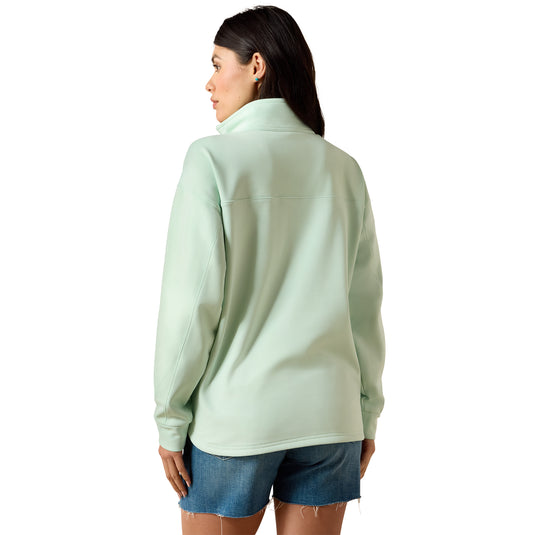 10071259 - Ariat Women's Breeze Logo 1/2 Zip Sweatshirt