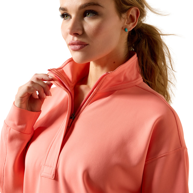 Load image into Gallery viewer, 10071260 - Ariat Women's Breeze Logo 1/2 Zip Sweatshirt
