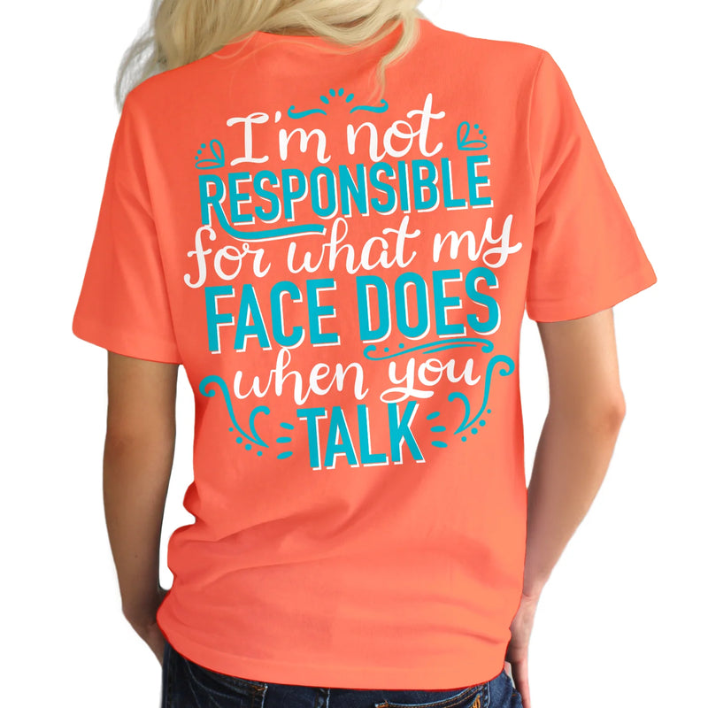 Load image into Gallery viewer, S357 - What My Face Does - Bright Coral
