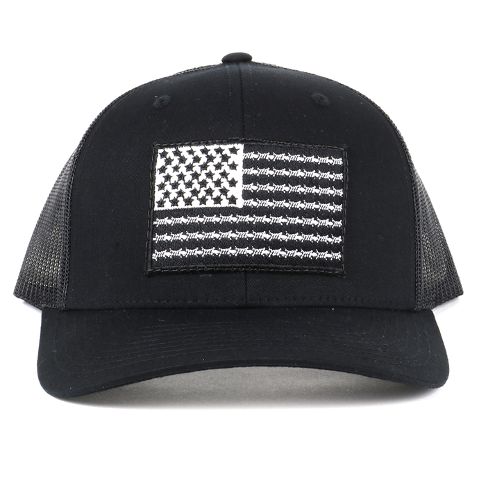 SA133 - Southern Addiction Barbed Wire Flag Black Cap