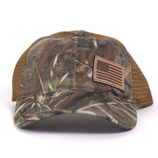 SA145 - Southern Addiction Light American Flag RealtreeMax5/Buck Cap