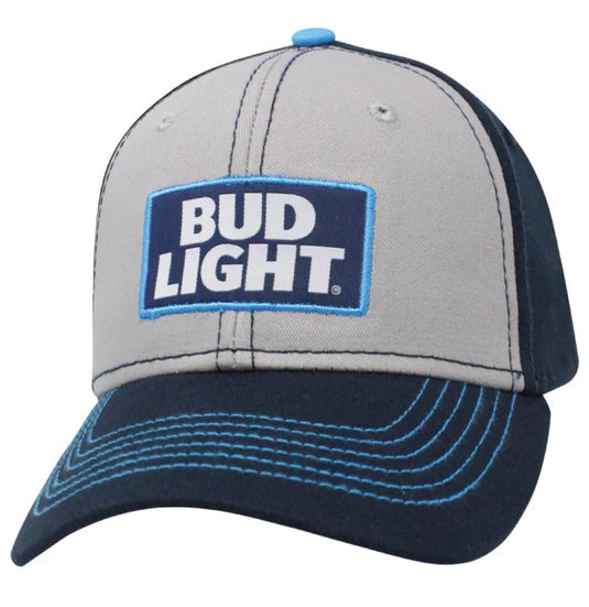 SBLNGR - Authentic Bud Light Navy Gray Cap