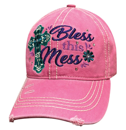 SBLTMS - Bless This Mess Pink Cap