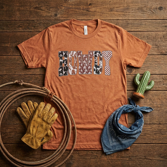 SBT 4 - HOWDY Cow/Cactus T Shirt
