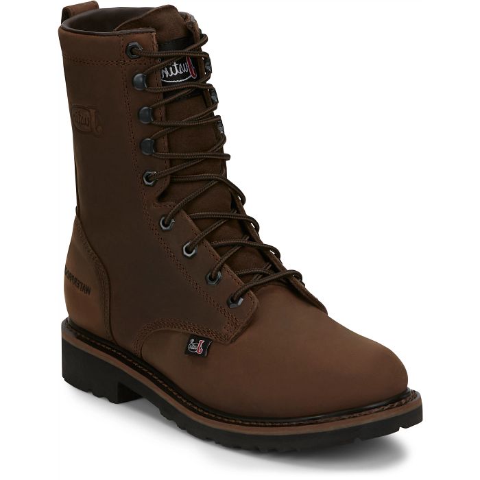Load image into Gallery viewer, SE960 - Justin Drywall 8&quot; Waterproof Lace-Up Work Boot
