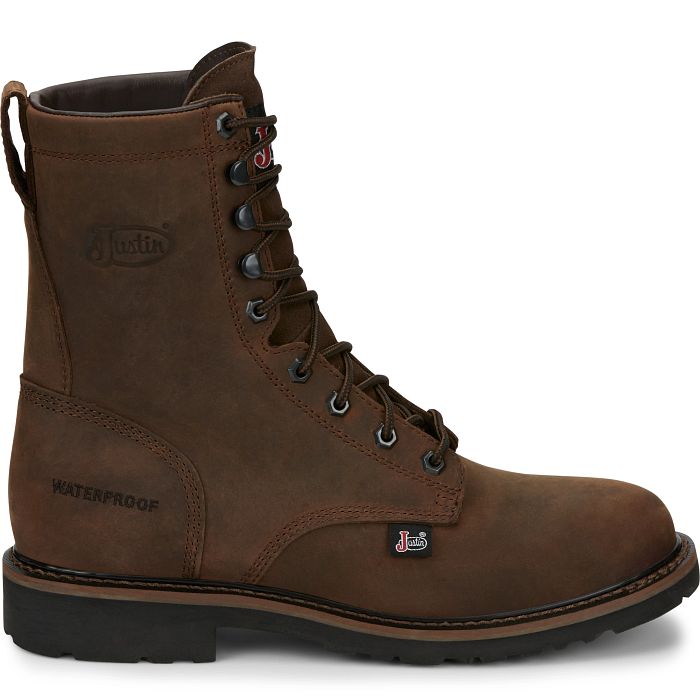 Load image into Gallery viewer, SE960 - Justin Drywall 8&quot; Waterproof Lace-Up Work Boot
