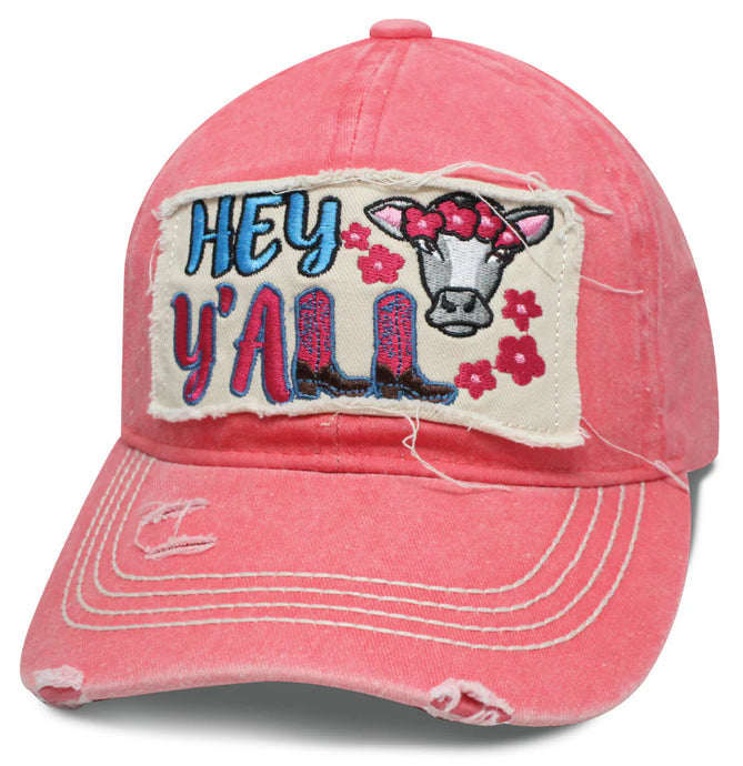 SHYCOWM - Hey Y'All Melon Boots Cap