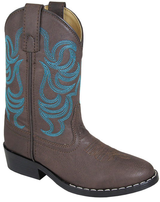Smoky Mountain Boots Stivali Monterey Western per bambini, Marrone Smoky Mountain Boots Stivali Monterey Western per bambini, Marrone