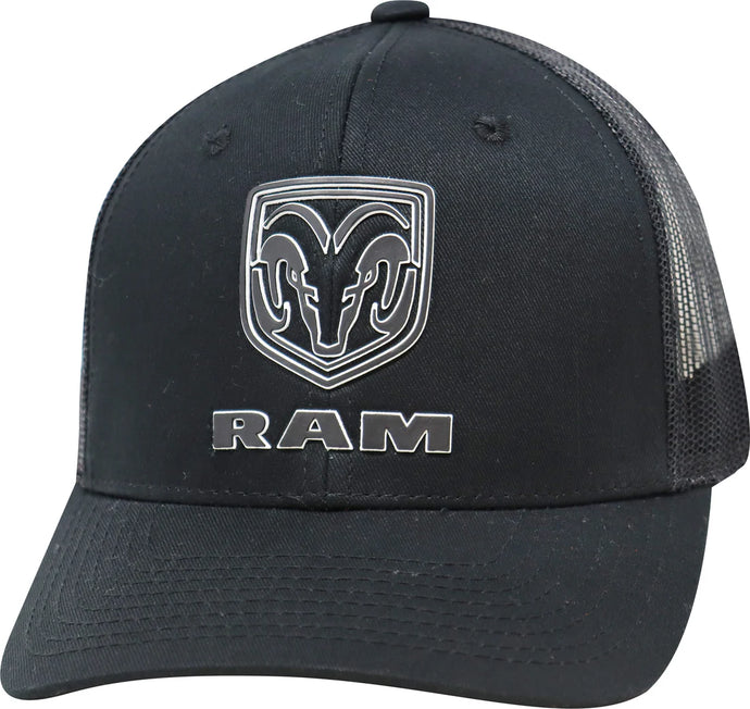 SRMPBLK - Ram Patch w/Black Mesh Cap