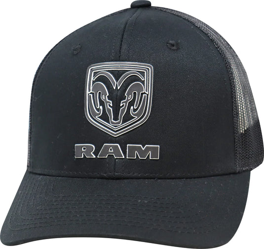 SRMPBLK - Ram Patch w/Black Mesh Cap