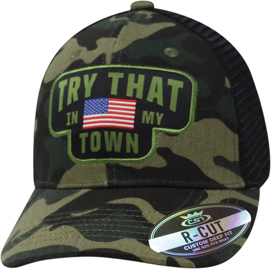 STTMTGCB - Try That in My Town Green Camo Cap