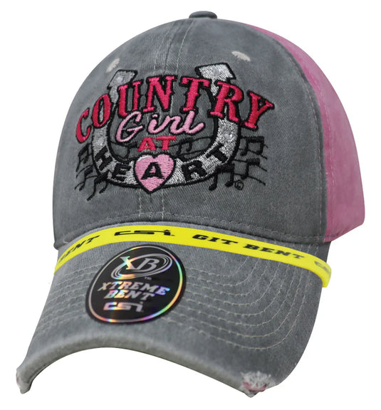 SXBCGAH - Xtreme Bent: Country Girl at Heart Gray/Pink