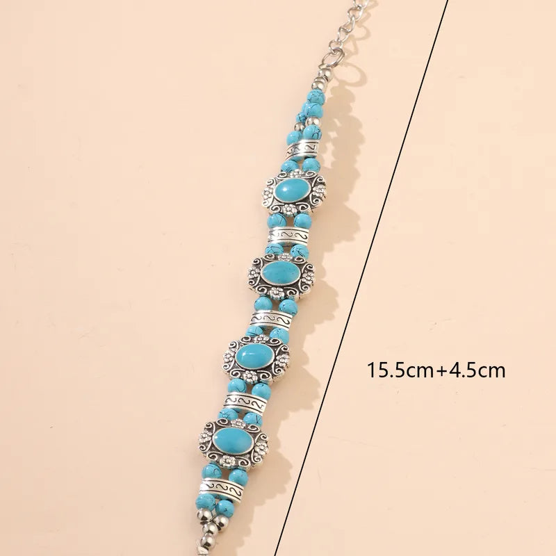 Load image into Gallery viewer, NIHBC4 - Turquoise Beaded Bracelet
