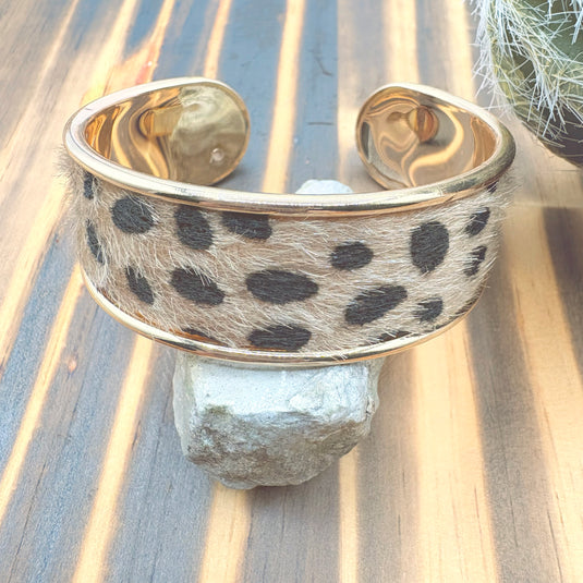 TMBC50 - Leopard Print Bangle Bracelet