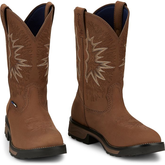 Load image into Gallery viewer, TW3414 - Tony Lama Men&#39;s Boom 11&quot; Pull-On Waterproof Work Boot
