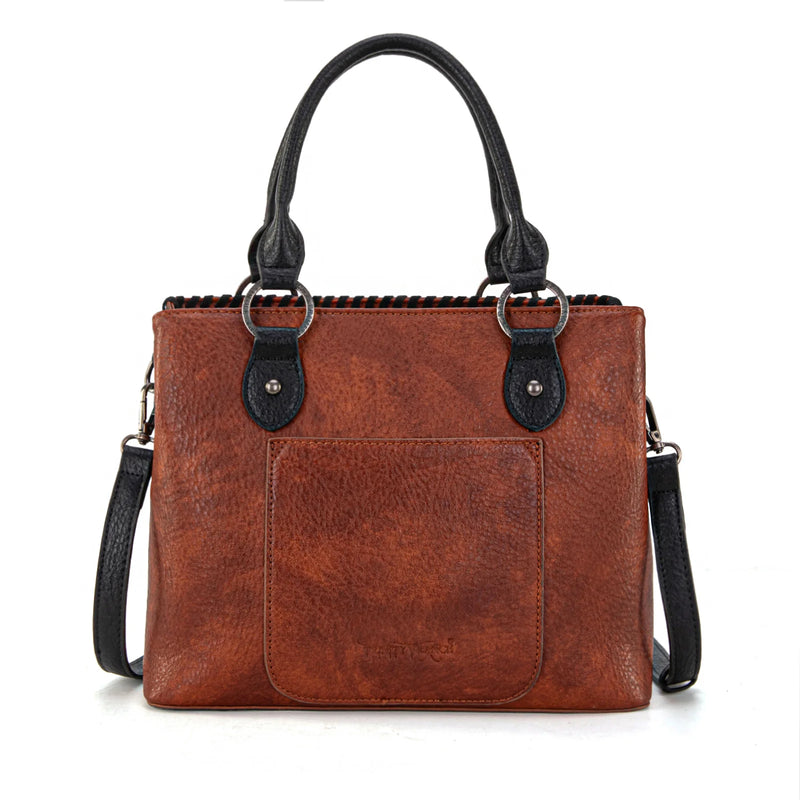 Load image into Gallery viewer, TR192G-8322BR - Trinity Ranch Concho Collection Tote/Crossbody
