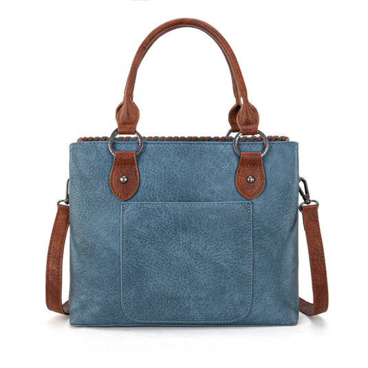 TR192G-8322JN - Trinity Ranch Concho Collection Tote/Crossbody