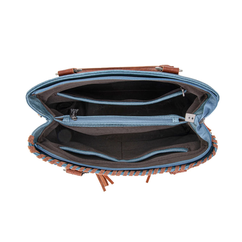 Load image into Gallery viewer, TR192G-8322JN - Trinity Ranch Concho Collection Tote/Crossbody
