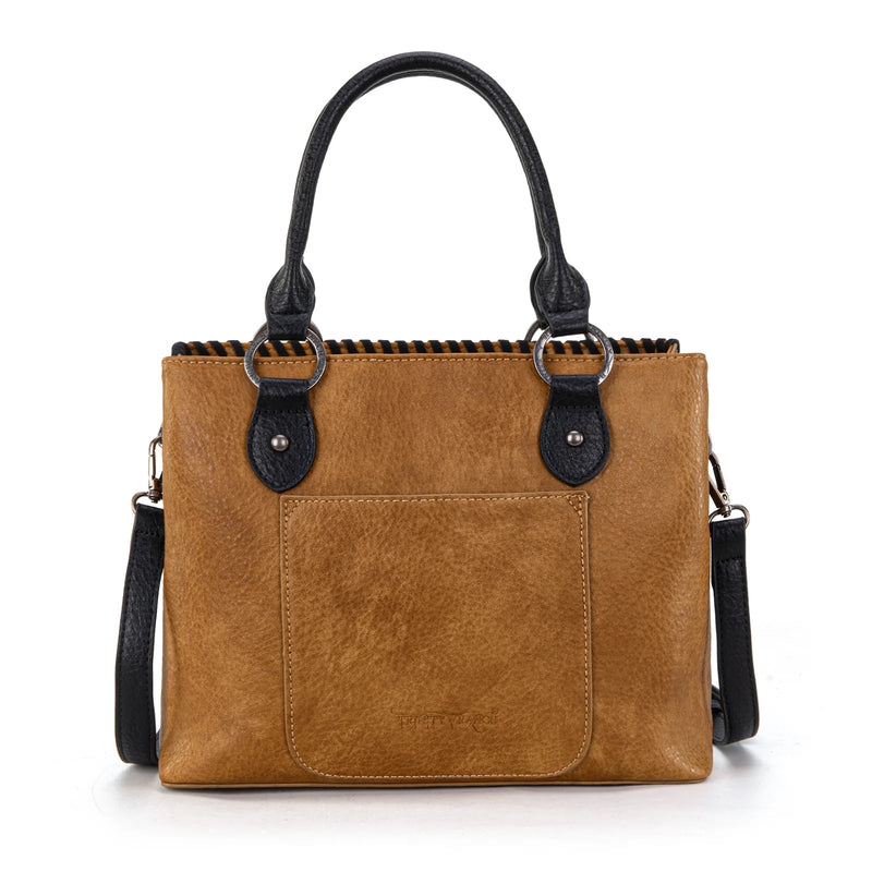 Load image into Gallery viewer, TR192G-8322LBR - Trinity Ranch Concho Collection Tote/Crossbody
