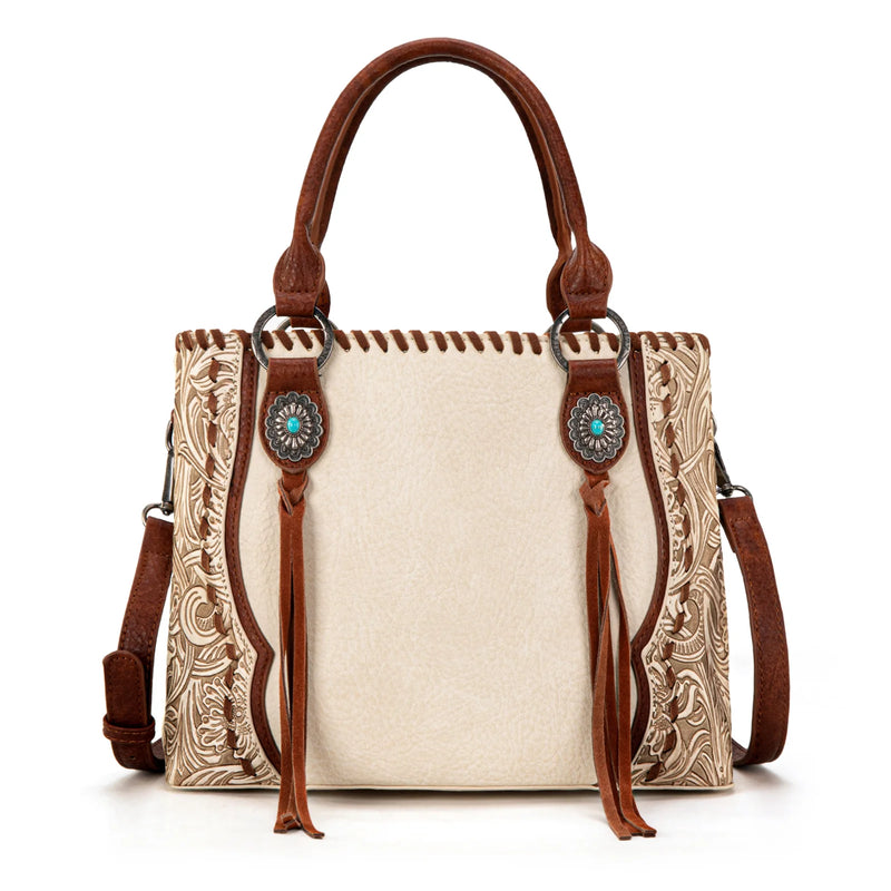 Load image into Gallery viewer, TR192G-8322TN - Trinity Ranch Concho Collection Tote/Crossbody
