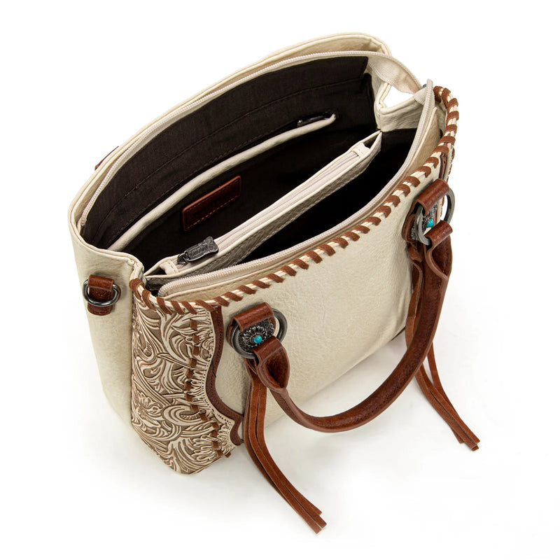 Load image into Gallery viewer, TR192G-8322TN - Trinity Ranch Concho Collection Tote/Crossbody
