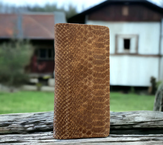 TXMC-100 - Twisted X Snake Skin Embossed Rodeo Wallet