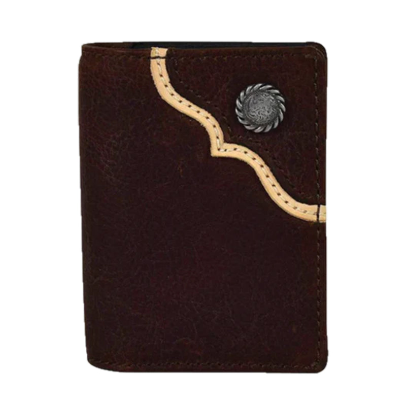 Load image into Gallery viewer, 2005783W7 - Just Bifold Front Pocket Russet Wallet
