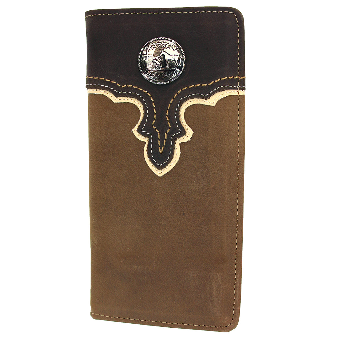 W110 - RockinLeather Rodeo Wallet w/ Cowboy Prayer Concho – D & D ...