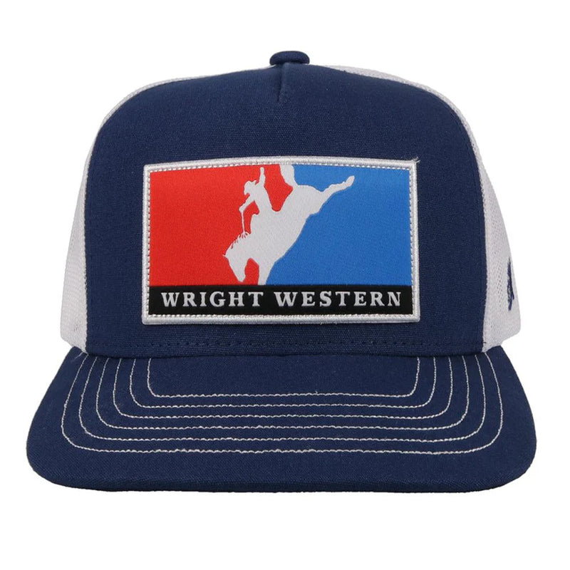 Load image into Gallery viewer, WB003 - Hooey &quot;Wright Brothers&quot; Navy/White Hat
