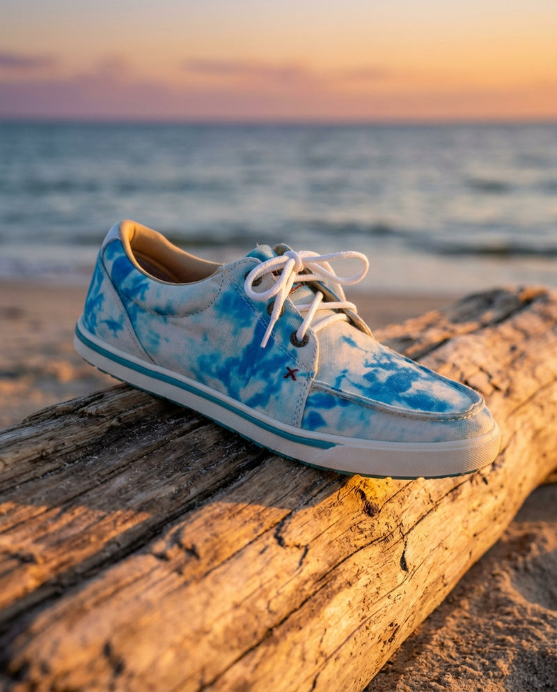 Load image into Gallery viewer, WCA0038 - Twisted X Kicks Blue Tie-Dye
