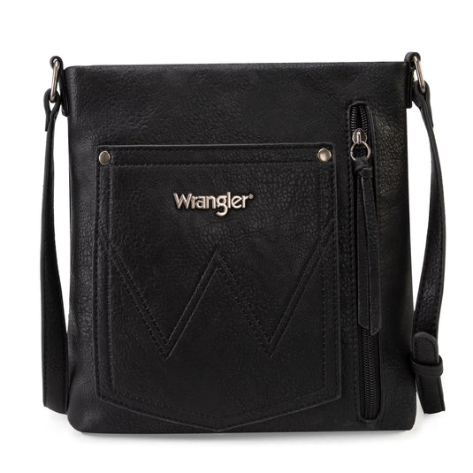 WG97G-9360BK - Wrangler Braided Concealed Carry Crossbody - Black