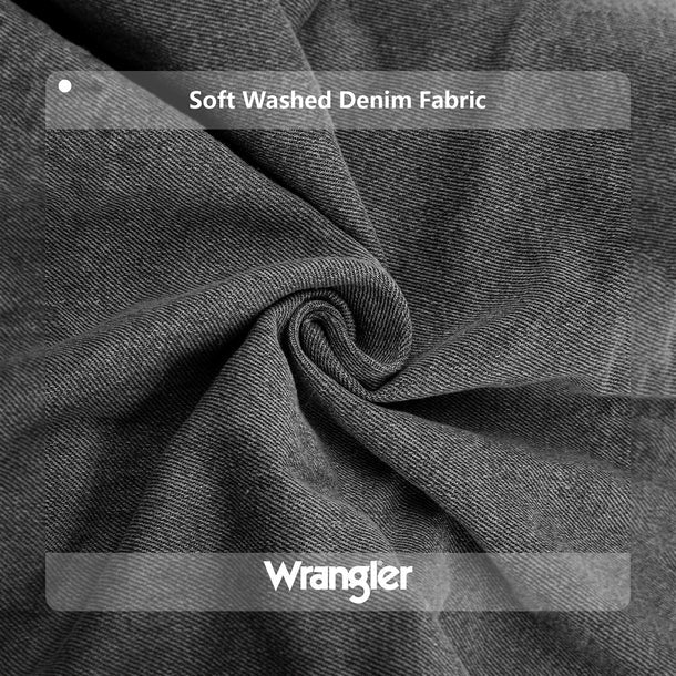 Load image into Gallery viewer, WG143-2006BK - Wrangler Stitch Denim Tote Bag - Black
