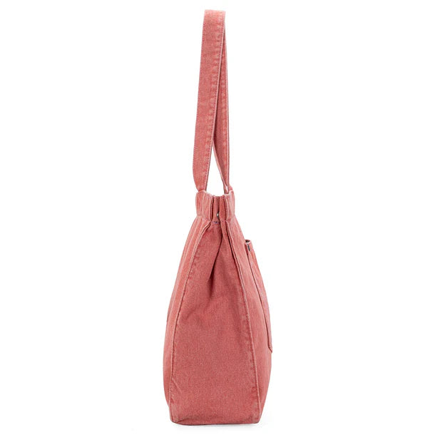 Load image into Gallery viewer, WG143-2006PK - Wrangler Stitch Denim Tote Bag - Pink
