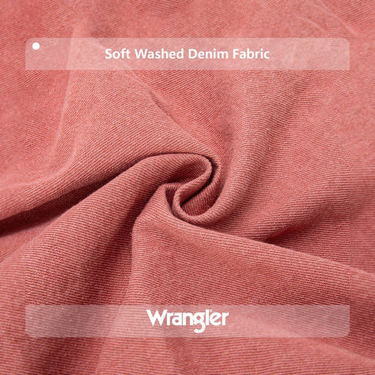 WG143-2006PK - Wrangler Stitch Denim Tote Bag - Pink