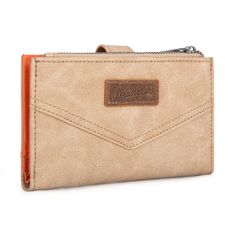 Load image into Gallery viewer, WG162-W0333BG - Wrangler Card Holder Bi-Fold Wallet - Beige
