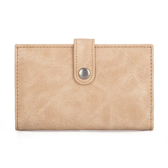 WG162-W0333BG - Wrangler Card Holder Bi-Fold Wallet - Beige