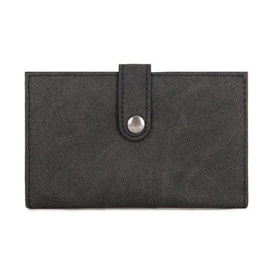 WG162-W0333BK - Wrangler Card Holder Bi-Fold Wallet - Black
