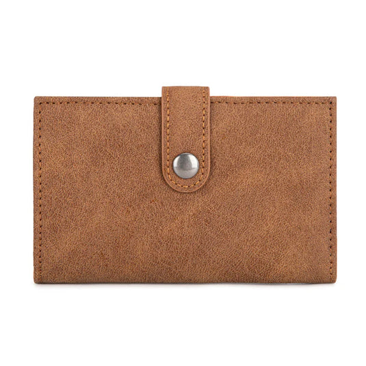WG162-W0333BR - Wrangler Card Holder Bi-Fold Wallet - Brown