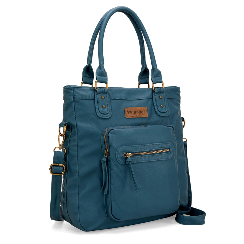 Load image into Gallery viewer, WG165-1110JN - Wrangler Slouchy Tote/Crossbody - Jean
