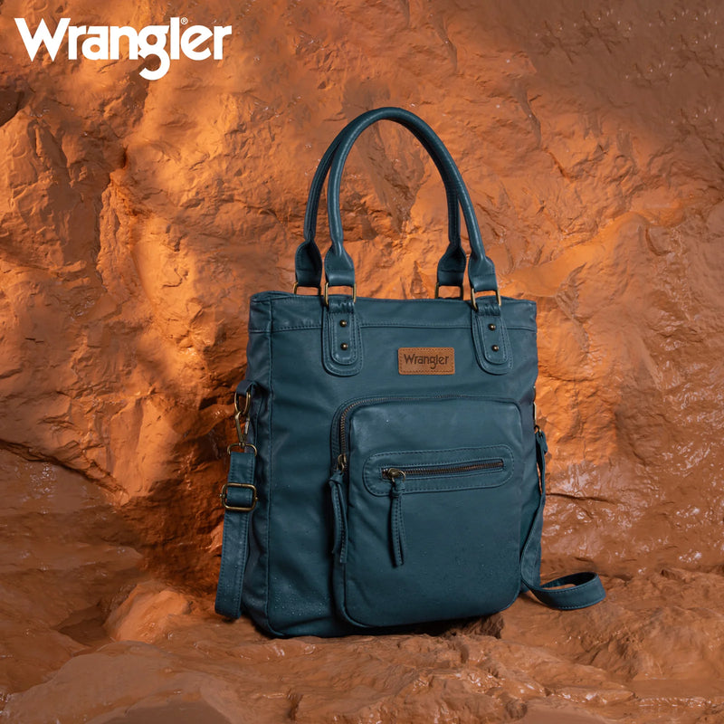Load image into Gallery viewer, WG165-1110JN - Wrangler Slouchy Tote/Crossbody - Jean
