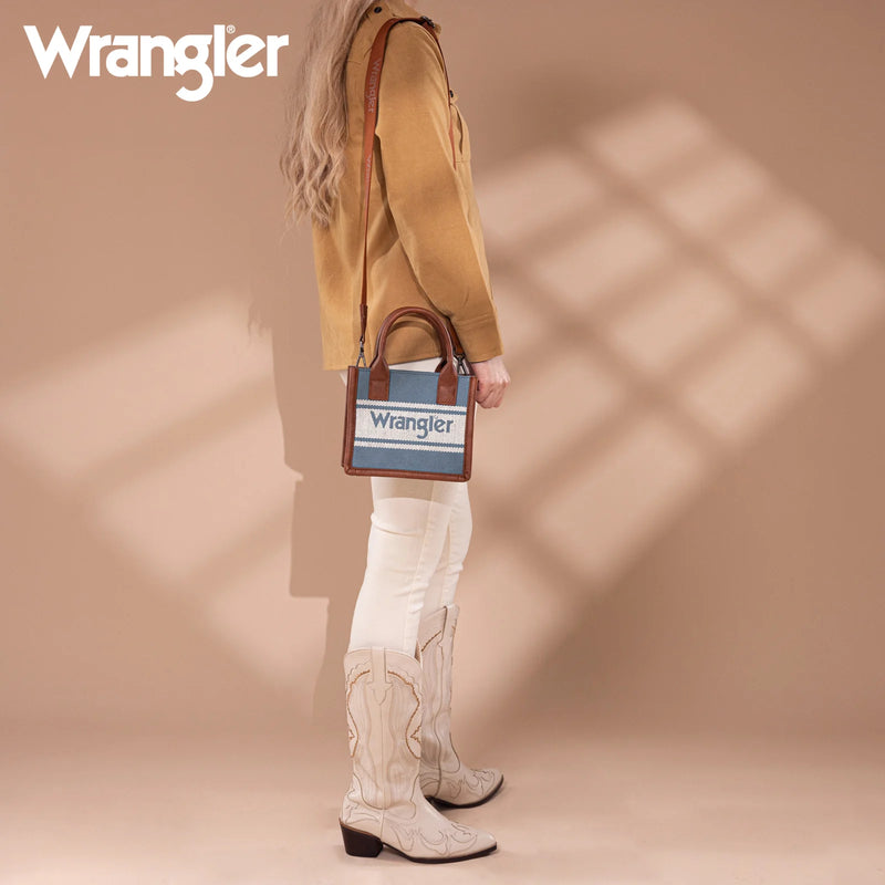 Load image into Gallery viewer, WG171-2811JN - Wrangler Logo Mini Tote/Crossbody

